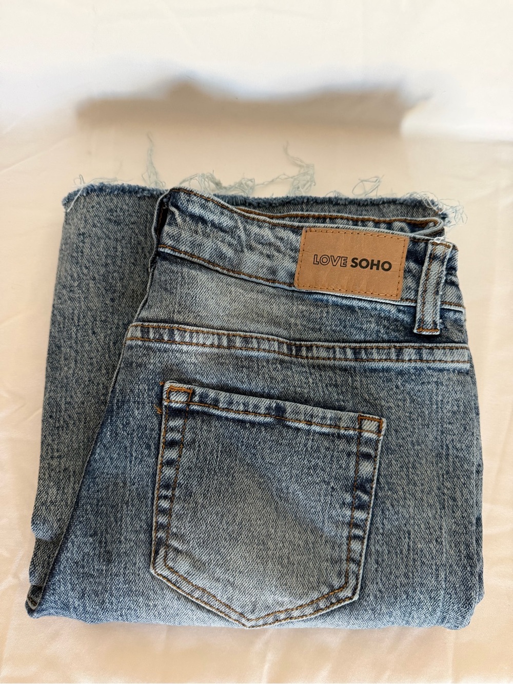 Soho Medium Blue Wide Leg Jeans